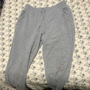 Grey sweatpants